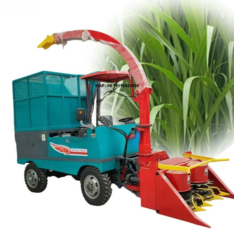 Farm Agriculture - Moissonneuse de fourrage agricole sur chenilles,