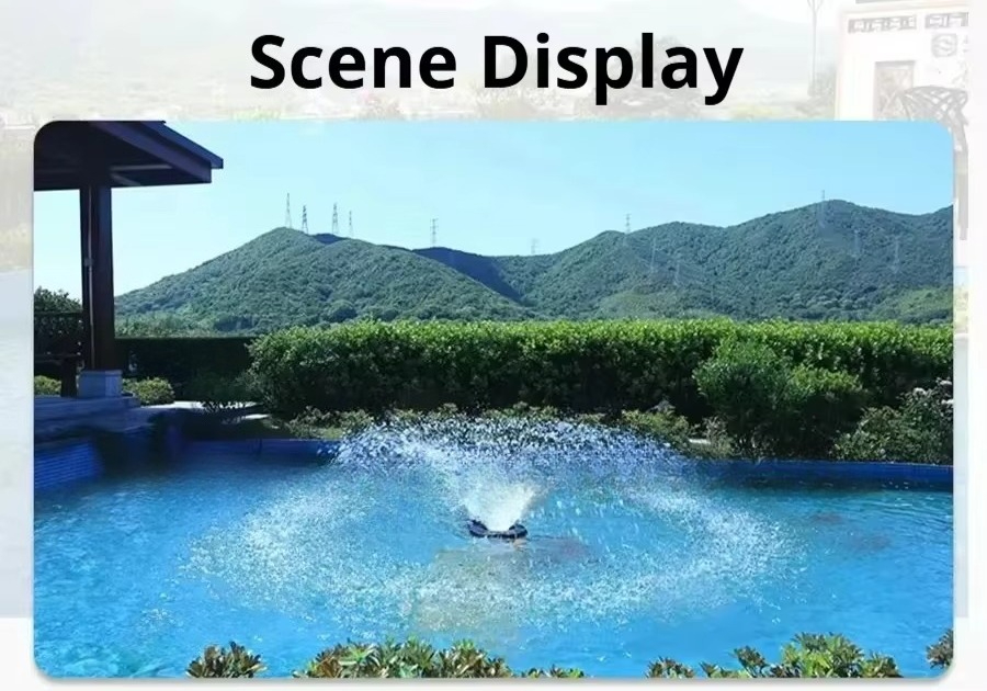 Pompe à eau flottante LED COP- - Farm Pond Liner avis et prix