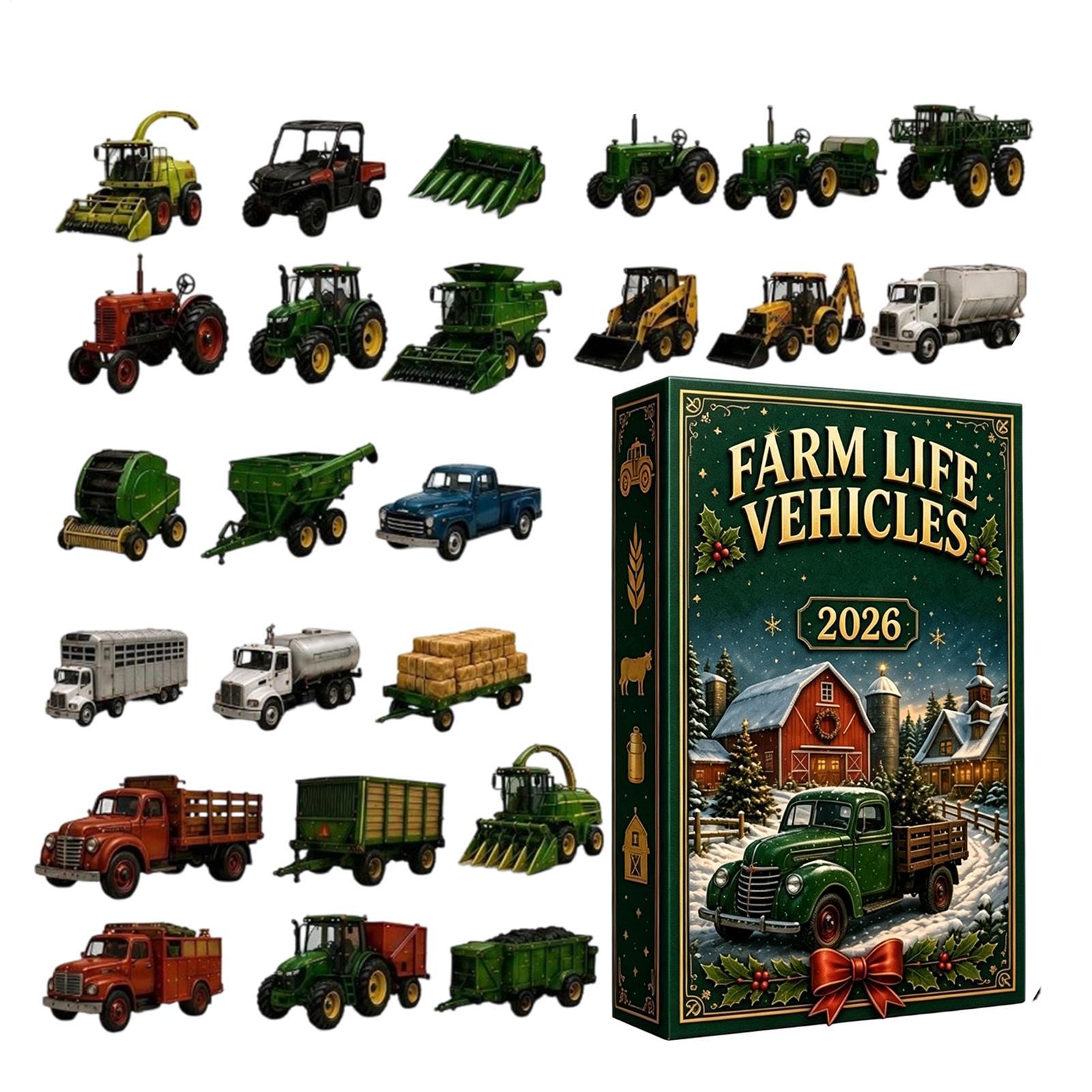 Calendrier de l'Avent de Noël, - Agriculture Farming Vehicles avis et prix